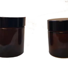 Glastiegel, Salbenglas, Glaskruke 60 / 30 ml braun