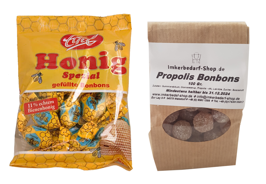 Propolis Bonbons und Honigbonbons