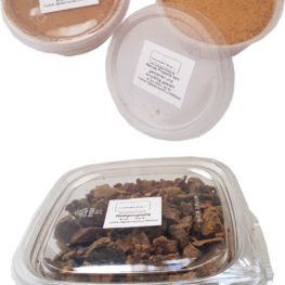 Rohpropolis und Propolis Pulver gereinigt.