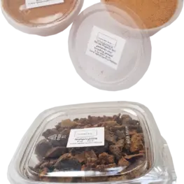 Rohpropolis und Propolis Pulver gereinigt.